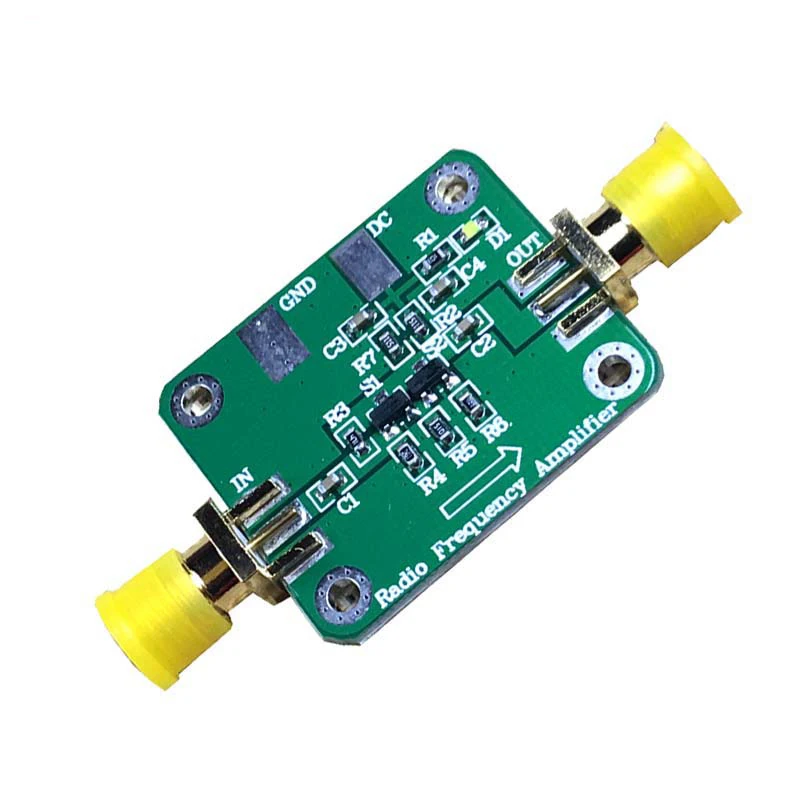 10KHz to 1GHz 10dBm RF Broadband Amplifier Low Noise Amplifier LNA Module HF VHF UHF fm Ham Radio 10KHz to 1GHz 10dBm RF Broadband Amplifier Low Noise Amplifier LNA Module HF VHF UHF fm Ham Radio