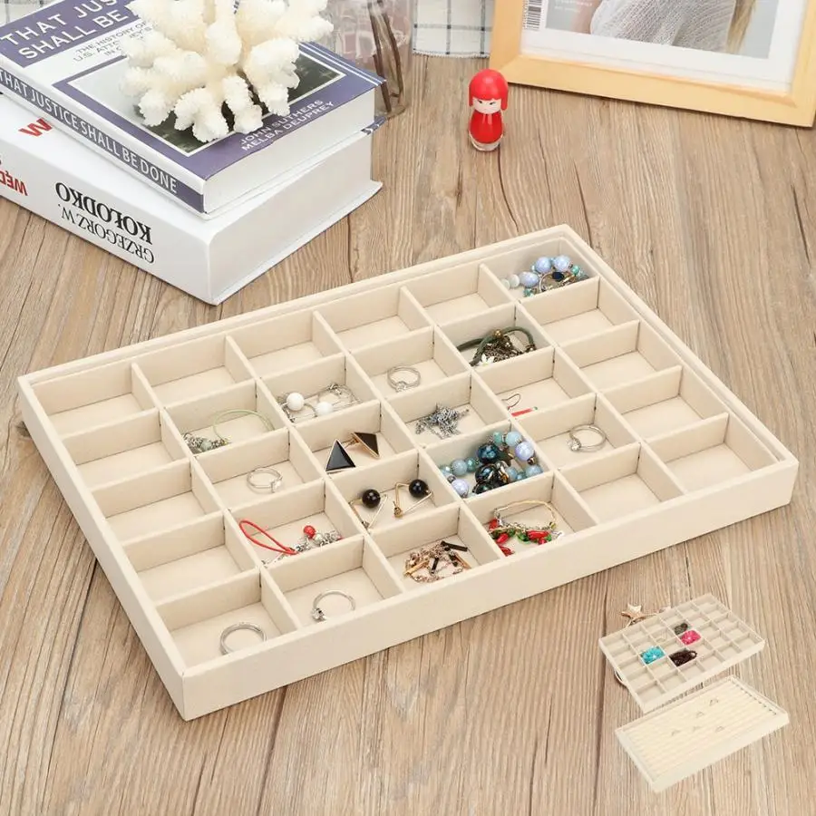 

Jewellery Display Storage Box Bracelet Necklace Earrings Ring Bracelet Jewelry Container Organizer Holder Case For Jeweler b
