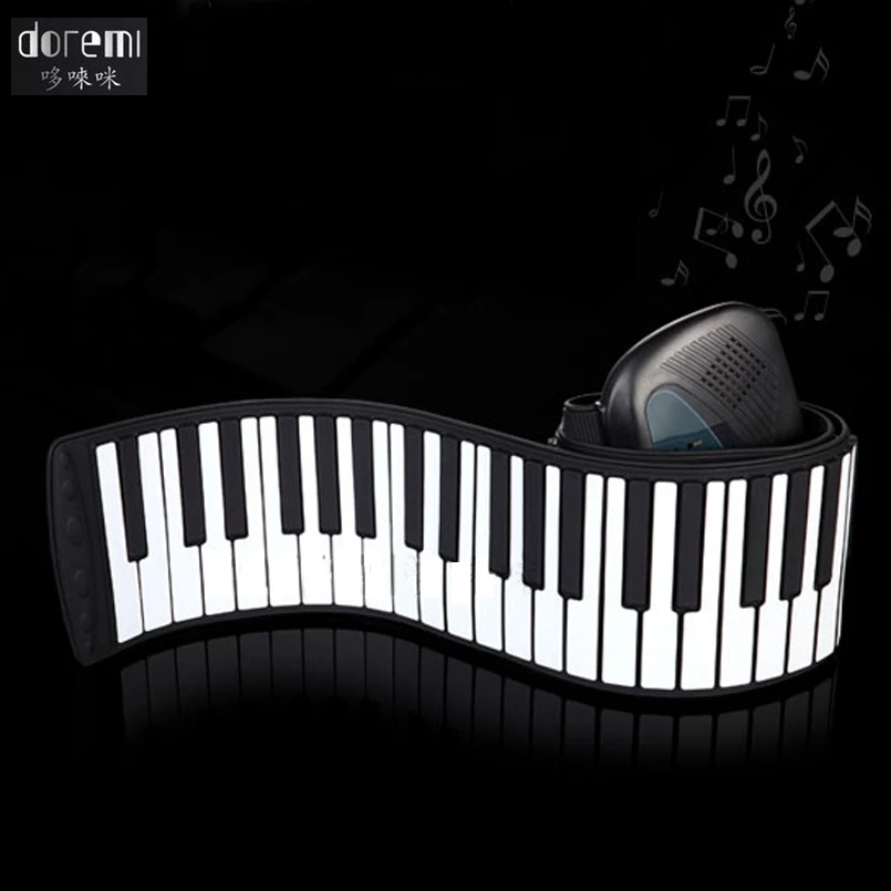Doremi 88 клавиш профессиональные Roll Up USB MIDI Электронные органы Пианино гибкий