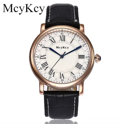 

2018 New Luxury Brand Casual Quartz Watch Men Retro Watches Roman numerals Leather military Wristwatch Hodinky Relojes hombre