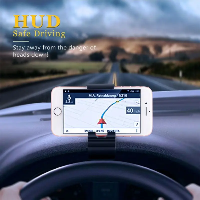 

YIDATON Car Navigation Dashboard Clip Mount Holder Stand For iPhone 7/8 Plus/X/XS Max/XR/Cell Phone 2019 New