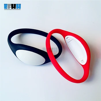 

125Khz EM4305/EM4205 Rewritable RFID Bracelet Silicone Wristband Watch Copy Clone Blank Card In Access Control Card