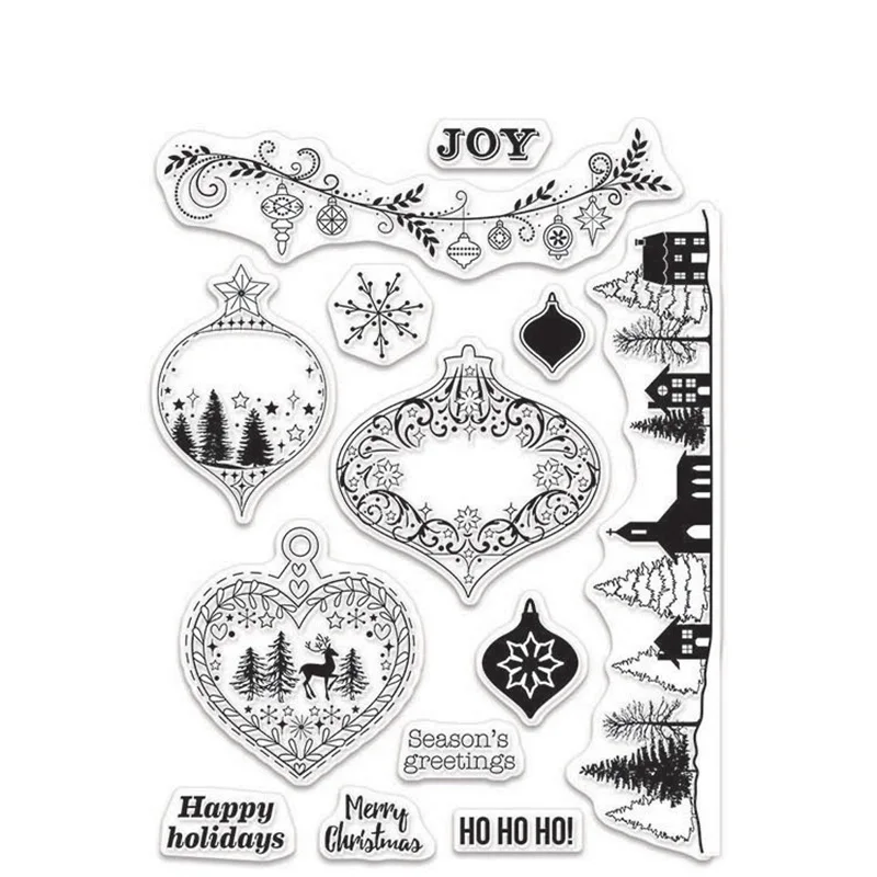 

FXL Sparkling Bright Transparent Clear Silicone Stamp/Seal for DIY scrapbooking/photo album Decorative clear stamp
