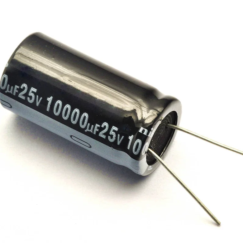

5PCS Electrolytic Capacitor 25V/10000uF Volume 18*35mm Inline High Quality Aluminum Electrolytic Capacitor