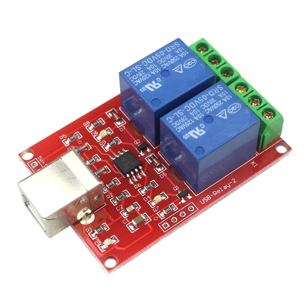 Умная электроника 2 канала 5 В релейный модуль Usb управление переключатель/компьютер управление переключатель/PC умный управление