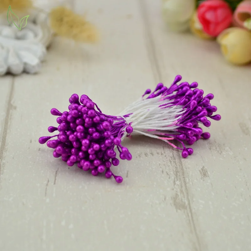 300 шт Мини жемчужные штампованные сахарные Искусственные цветы ручной работы для свадебного украшения diy рукоделие Скрапбукинг венок искусственный цветок - Цвет: purple