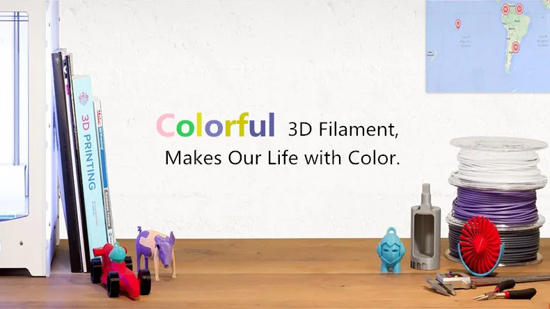 PLA filament detail