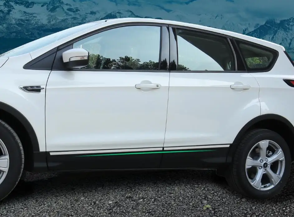 Stainless steel Car Side Door Body Molding Trim For Ford Kuga 2013 2014 2015 2016 2017 2018 wmyfc Modified accessories Stainless steel Car Side Door Body Molding Trim For Ford Kuga 2013 2014 2015 2016 2017 2018 wmyfc Modified accessories