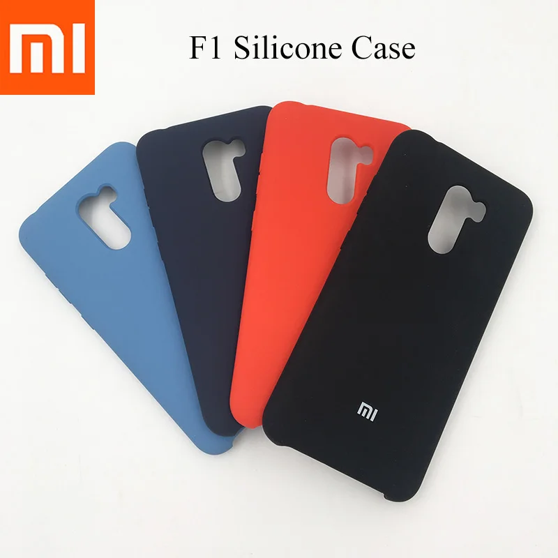 

Original Xiaomi POCOPHONE F1 Case Soft Liquid Silicon Cover Pocophon F1 Back Phone Case For Xiomi Poco F1 Shockproof Case Capa