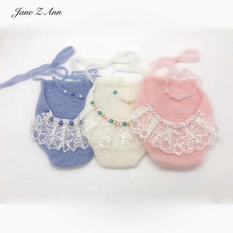 Jane Z Ann одежда для фотосъемки новорожденных Детская повязка на голову из мохера и