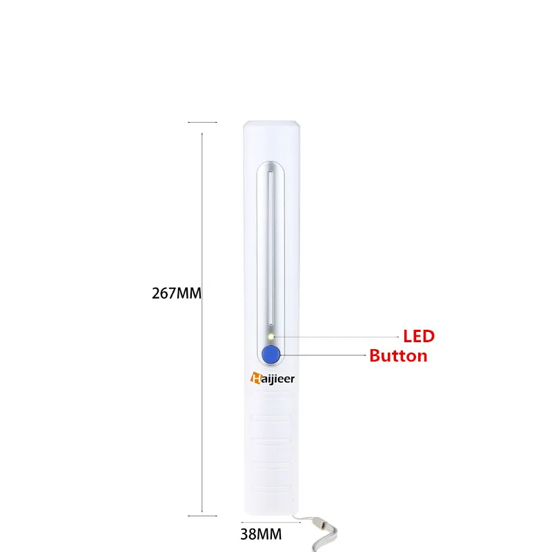 portable UVC sterilization stick disinfection rod personal care Traveling Sterilizer UV Sanitizer Light cold cathode UV lamp 10