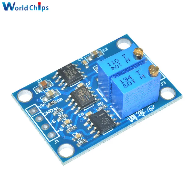 

AD620 Microvolt MV Voltage Amplifier Signal Instrumentation Module Board 3-12VDC New Arrival