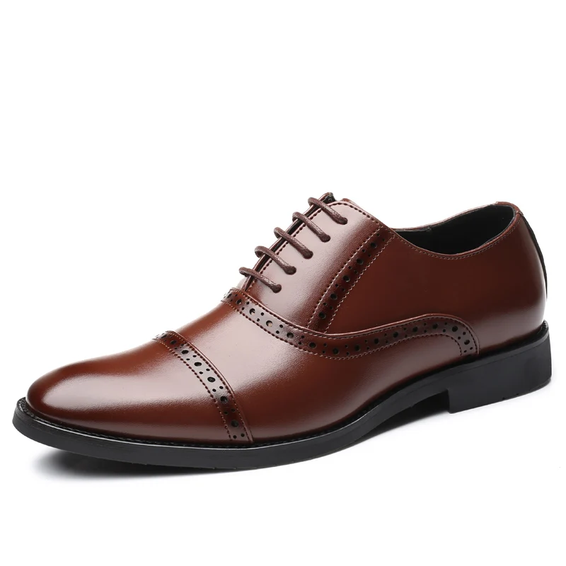 

New style, business dress, British shoes, oversea hot-selling leather shoes, wear-resistant soles, comfortable men's shoes with