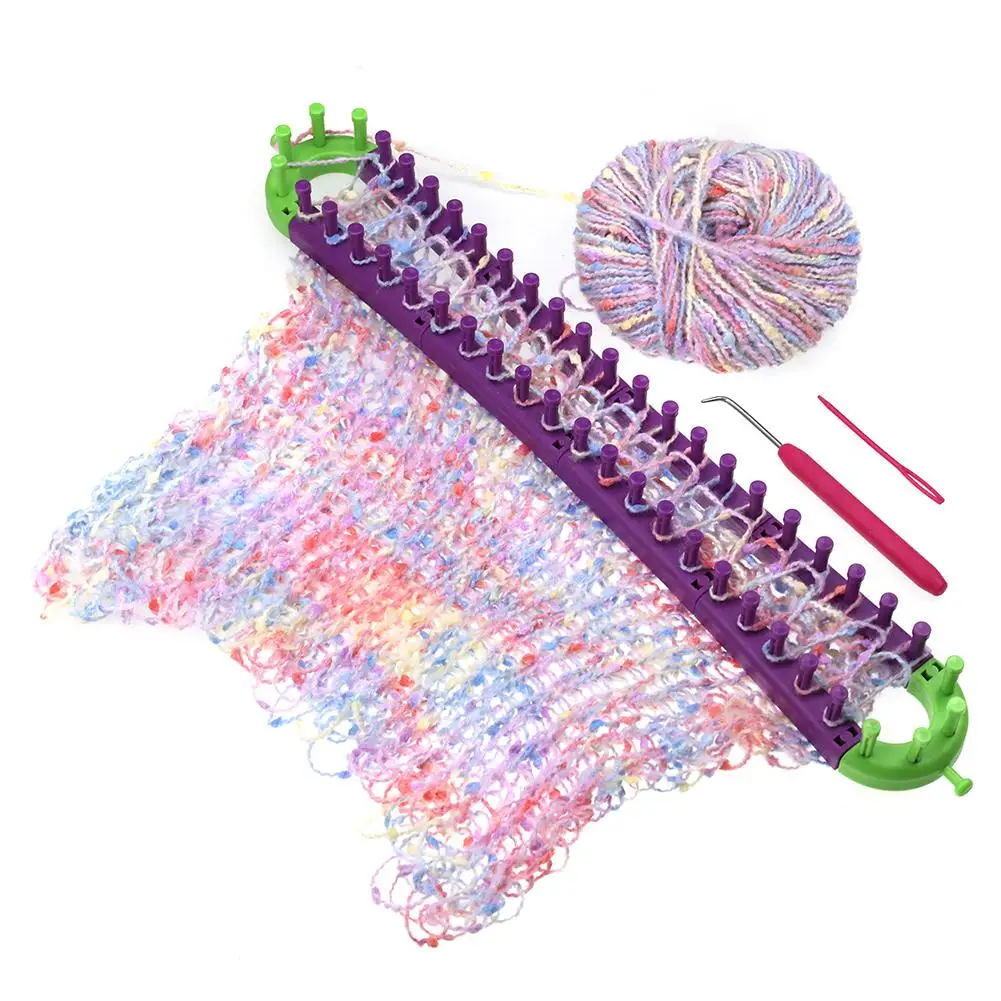 

DIY Loom Knitting Multi-function Rotating Knit Machine For Sock Hat DIY Handmade Wool Knitting Tools Knitting Loom
