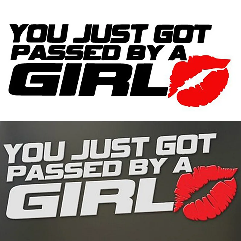 JETTING 1pcs Red lips Car sticker Sexy Lip Sticker Decal Decor Girl