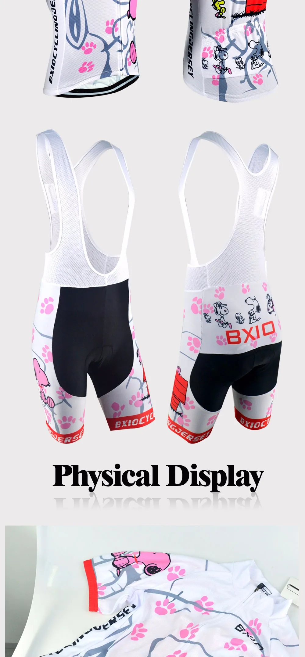 Женский комплект Джерси бренд bxio велосипедная Одежда Лето короткий рукав велосипедная одежда спортивные майки велосипедные наборы 021