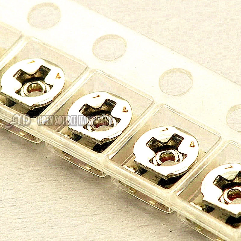 10 шт. 3x3 20 К патч регулируемая потенциометра Резистор однооборотный точность 20% EVM3ESX50B24