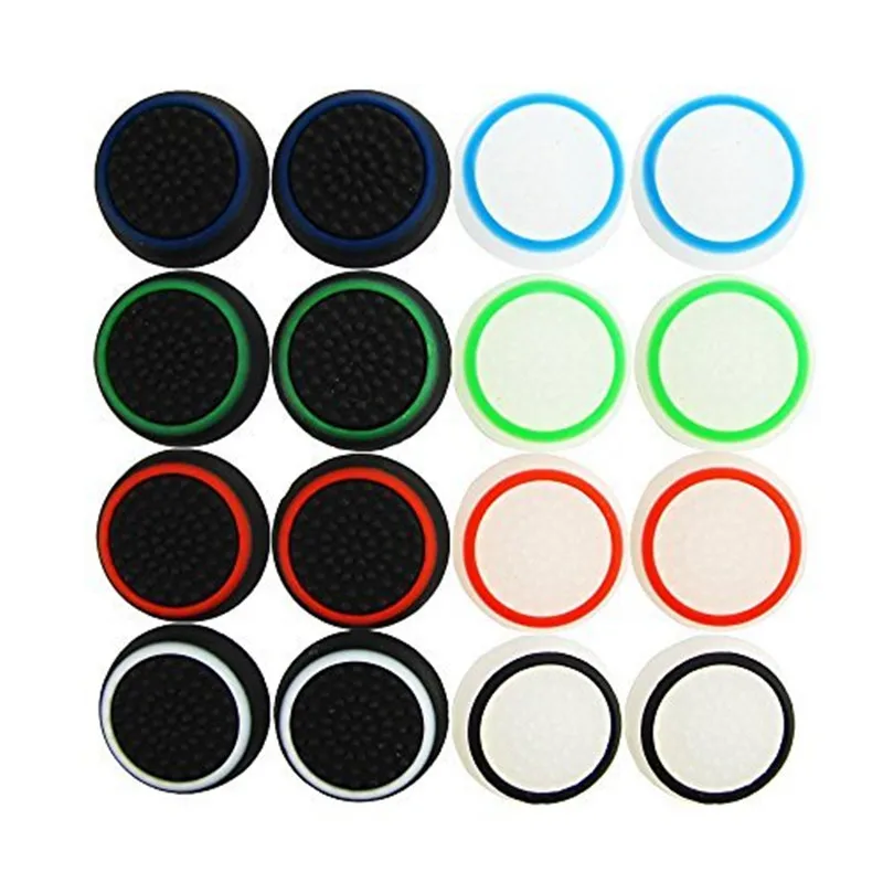 

2PCS Silicone Thumb Stick Grip Caps Protective Cover Gamepad Keycap For PS4 Game Controllers