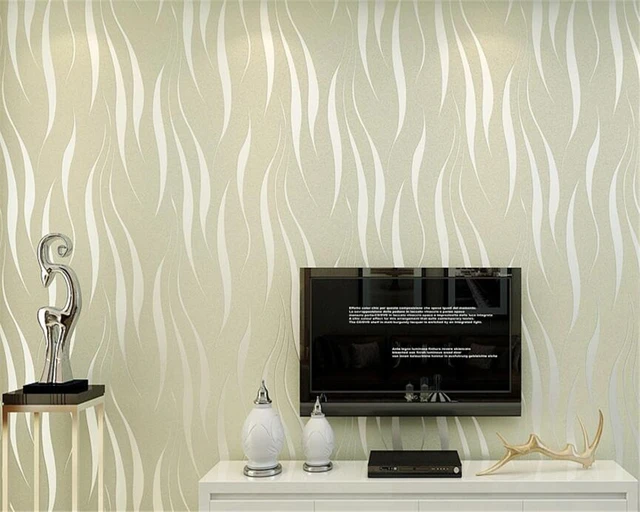 Beibehang Moderne einfache wasser gras muster tapete weiß beige gelb ... Beibehang Moderne einfache wasser gras muster tapete weiß beige gelb ...