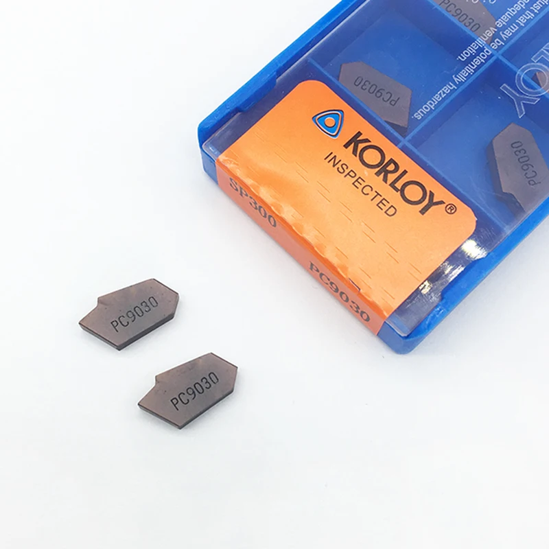 

SP300 PC9030 grooving carbide inserts lathe cutter turning tool Parting and grooving tool Parting off SP 300