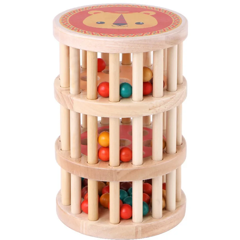 

Xia Keling Vision Pursuit Training Rattle Early Education Baby Practice Finger Strength Training Grasping Toy Summer Guest Bell