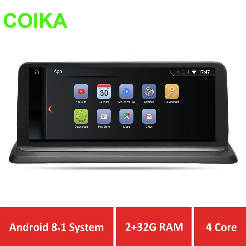 

COIKA IPS Car Stereo Receiver For BMW E87 E81 E82 E88 Android 9.0 System 2+32G RAM GPS Navi Screen WIFI Google Carplay Idrive