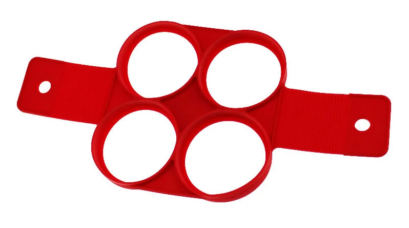 TEENRA красная антипригарная силиконовая форма для яиц Flippin' Фантастическая силиконовая форма для блинов кольцо яйцо Производитель круглый квадратный Сердце Звезда