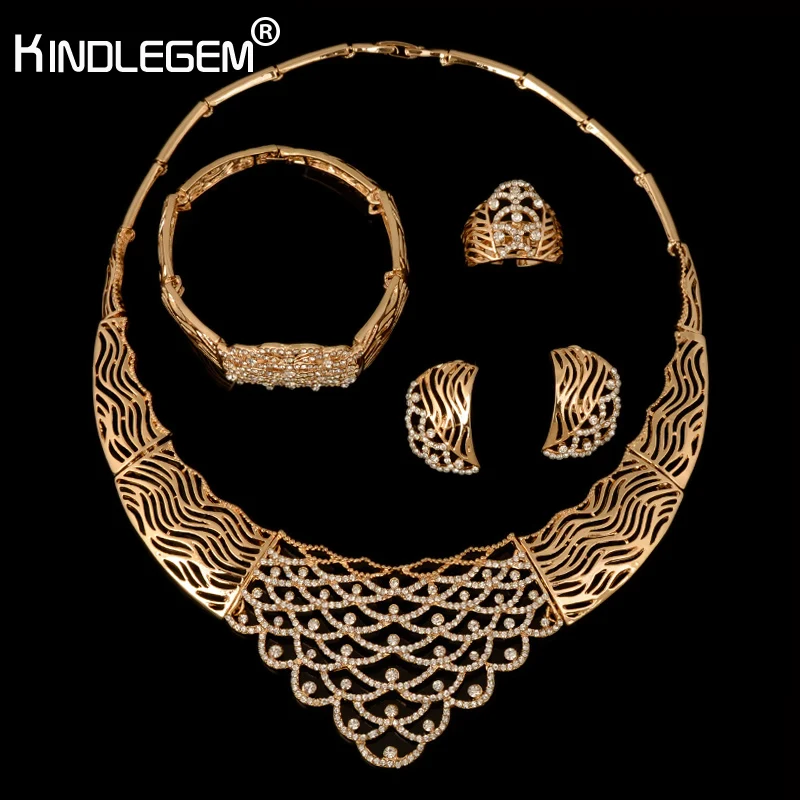 

Kindlegem Wholesale Gorgeous African Vintage Jewelry Sets Silver Color Necklace Set Charms Wedding Bridal Fashion Dubai Jewelry