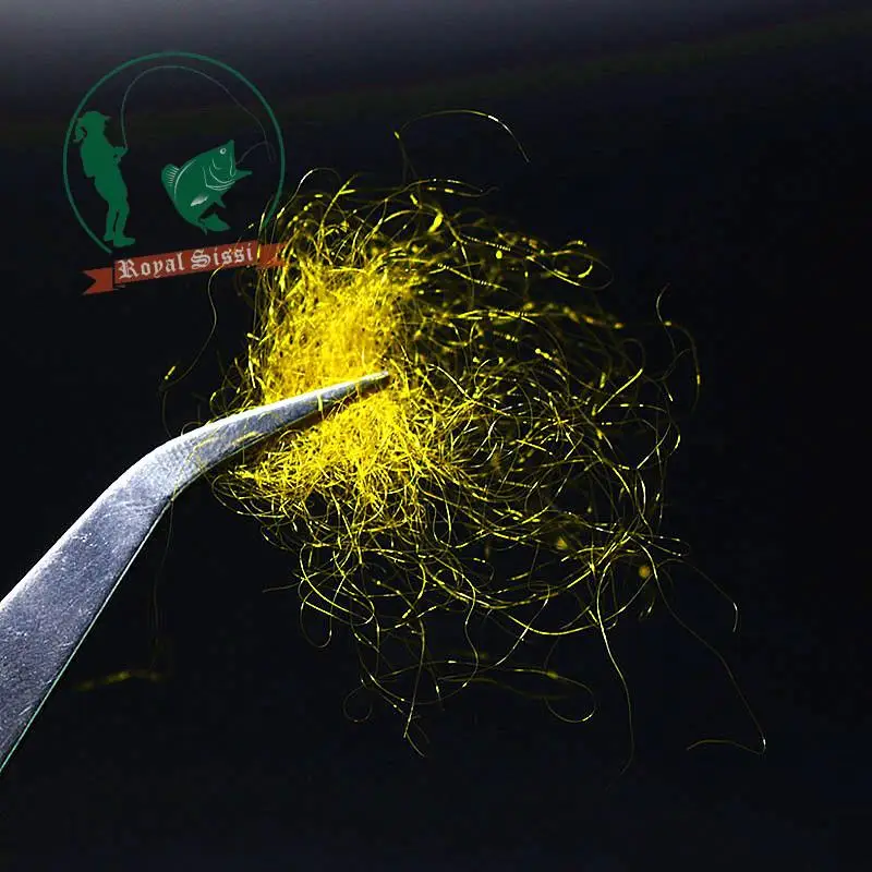 Роял Сисси 6 цветов Набор мух завязывание трилобал Дубляж лохматые дубинки сверкающие блестящие трилобальные волокна bonefish critter fly