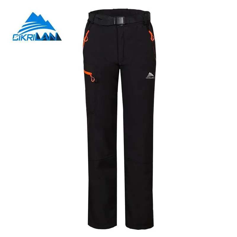 Pantalones deportivos Softshell esquí escalada mujer invierno impermeable pesca térmica Camping senderismo polar al aire libre pantalones de senderismo