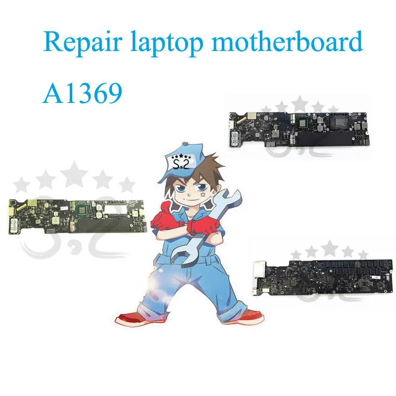 

A1369 A1465 Motherboard repair for Macbook air 13.3" fixing Laptop repair logic board