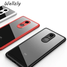 

Wellzly Ultra Thin Silicon TPU Case For Xiaomi redmi 5 case Acrylic Hard Clear Slim Back Phone Cover For Xiomi Redmi5 B59