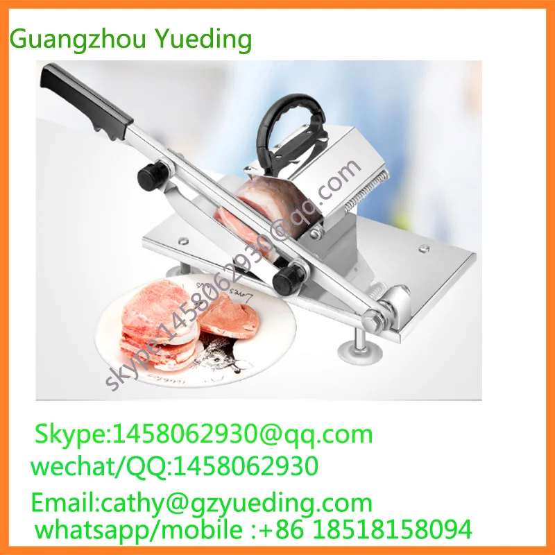 

Household Manual Meat Slicer/Manual Mutton Roll Cutting Machine|Meat Slicing Machine|Frozen Meat Slicer 120pcs Per Min