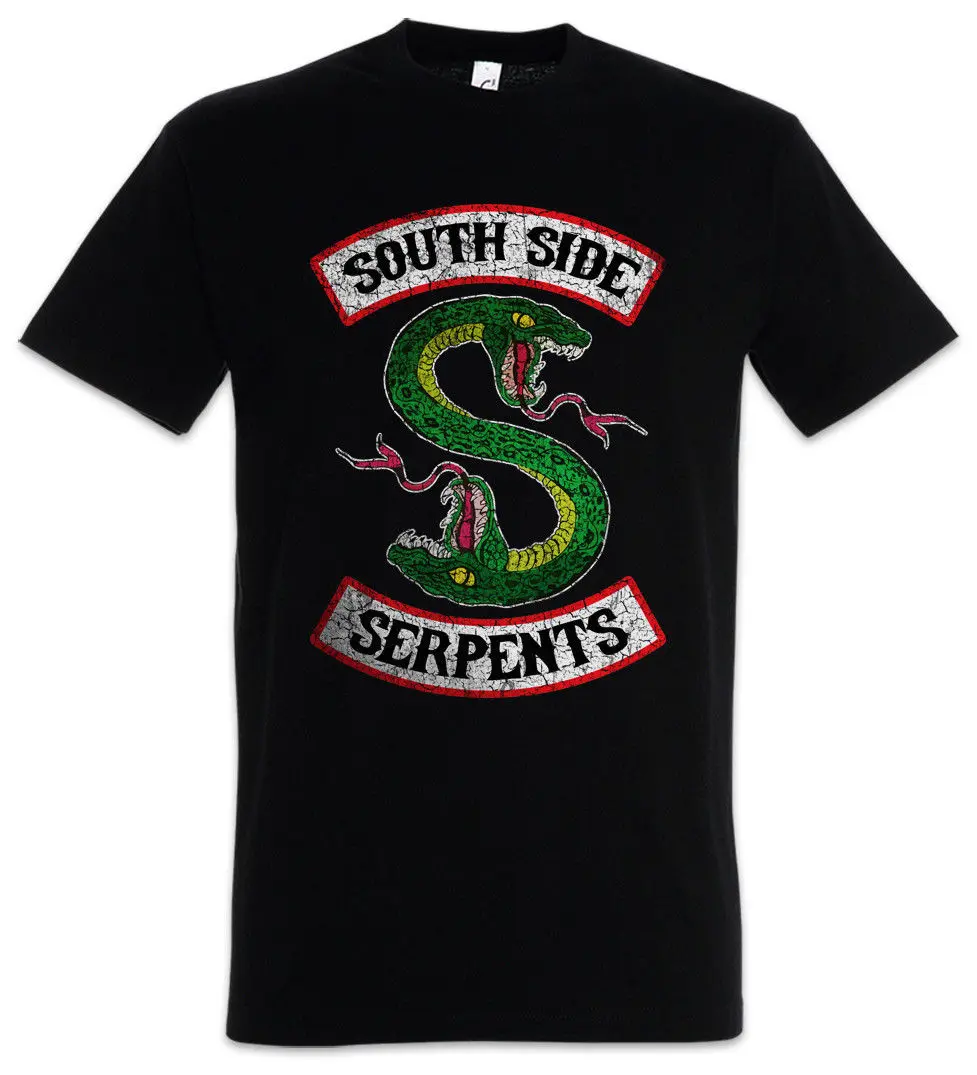 

South Side Serpents T-Shirt Archie Snake Biker Mc Riverdale FP Schlangen Symbol summer o neck tee, free shipping cheap tee