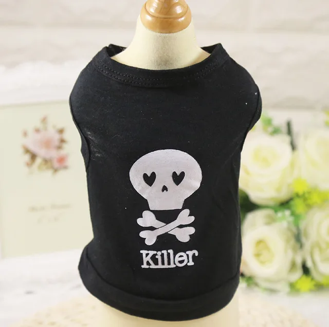 8 Color Cool Dog Clothes Summer Dog Vest Tshirt Pet Shirt Small Dogs