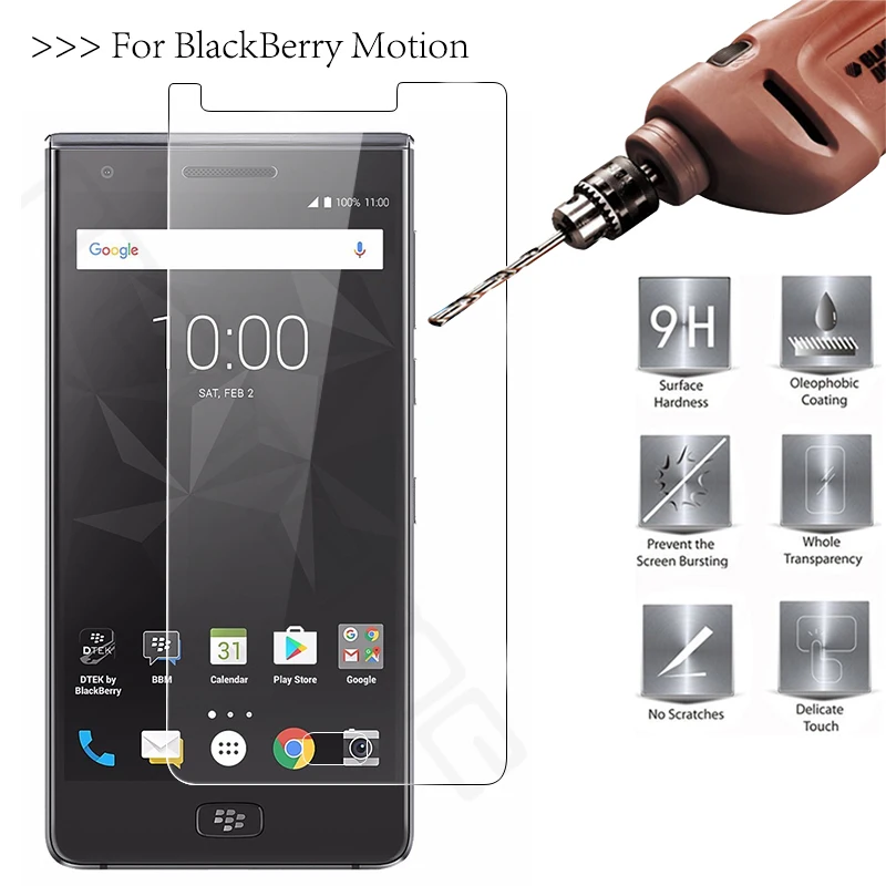 

2.5D Tempered Glass For BlackBerry Motion Protective Film 9H Explosion-proof LCD Screen Protector For BlackBerry Motion Krypton