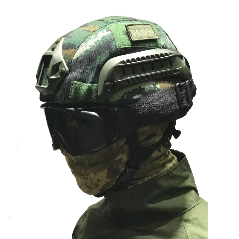 TAK YIYING Tactical Ballistic Anti-fog Goggles with Fan Anti-dust Outdoor Airsoft Paintball Helmet Goggles