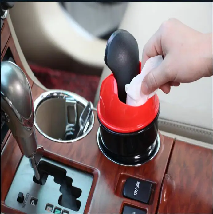 

Universal mini new car garbage can car trash can garbage dust case For Opel Agila Astra G H J Mokka Insignia Vectra Meriva