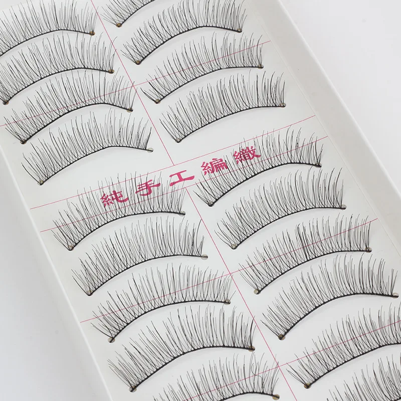 

Handmade False Eyelashes 10pairs/set High Quality Natural Soft Long Makeup Extension Cosmetic Makeup Beauty Tools