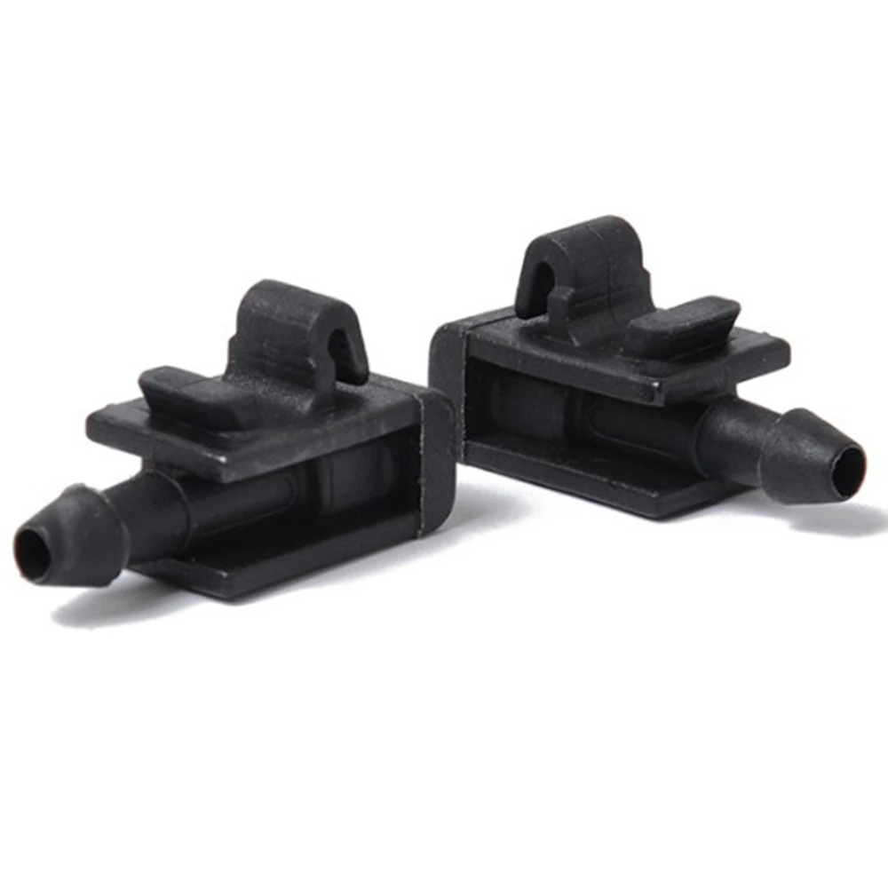 

2 Pcs Car Front Windshield Wiper Washer Spray Nozzle Jet for Renault Megane 2