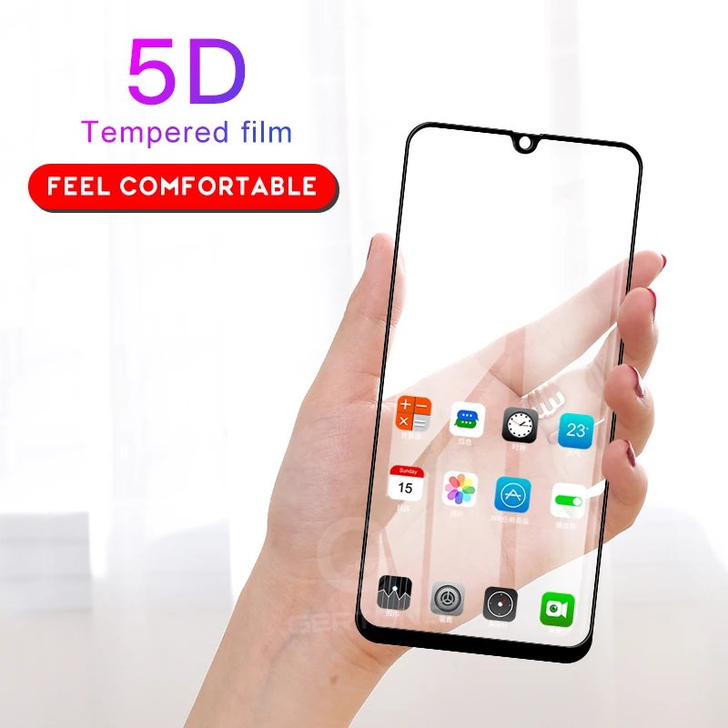 5D стекло для телефона Samsung S10e M10 M20 M30 закаленное Полное покрытие Передняя пленка