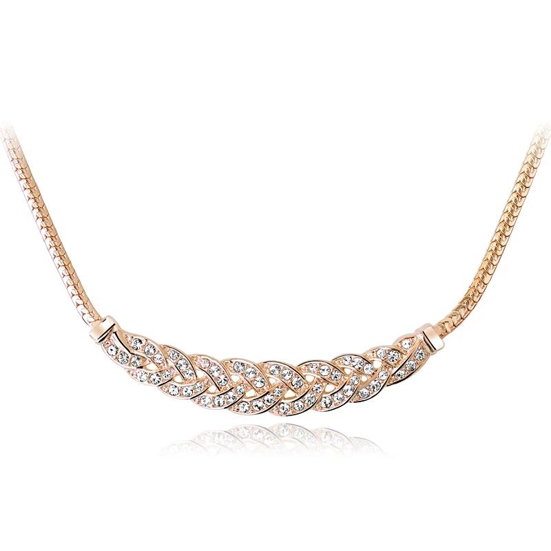 Аксессуары моды женщина кристалл ожерелье дизайн с короткой цепью
