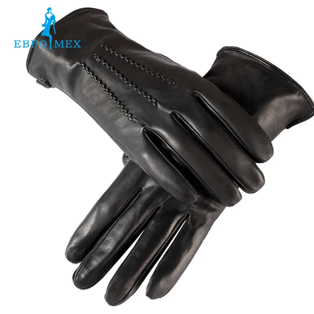 Sell well Gloves men ,Genuine Leather,leather men gloves,mens black