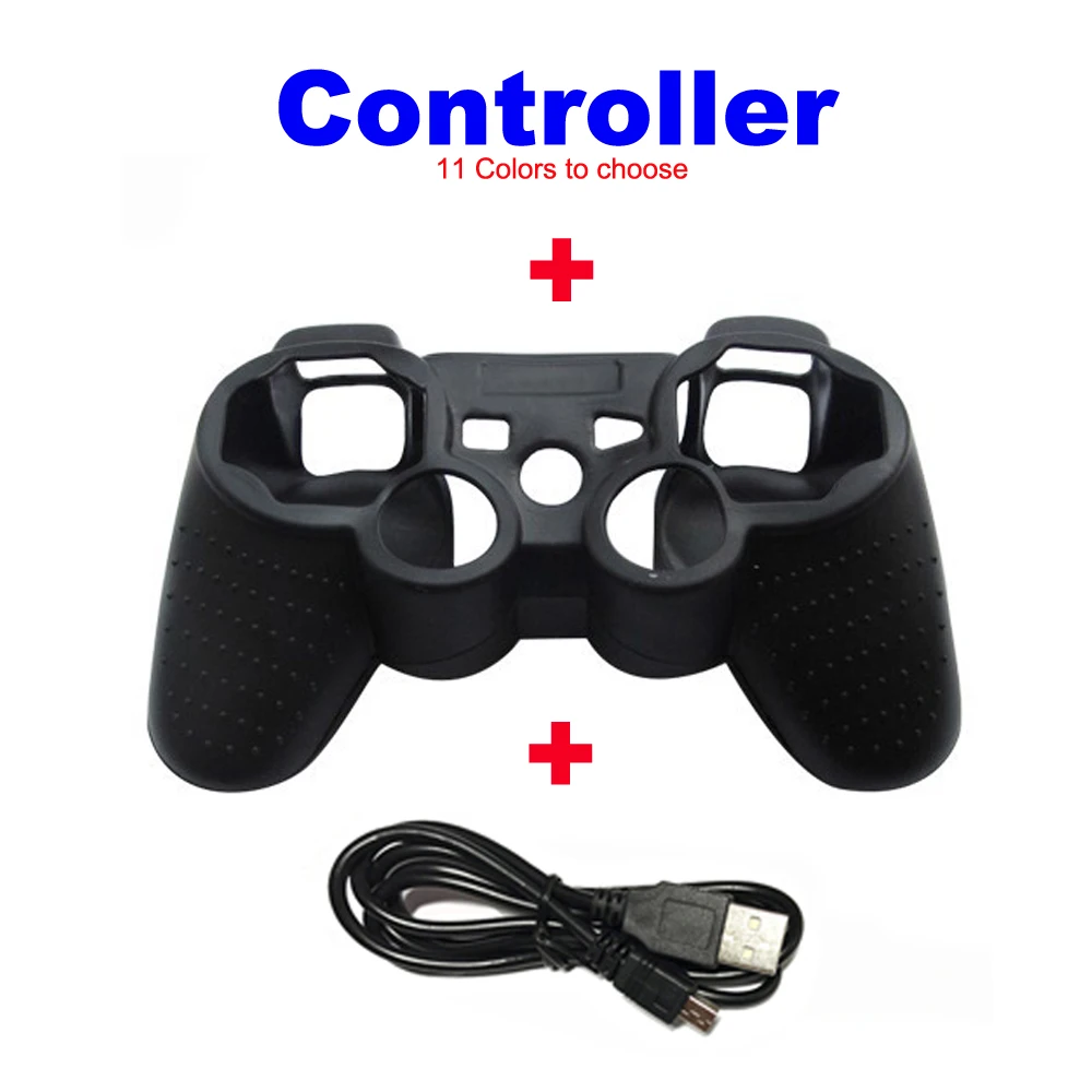 Wireless Bluetooth Game Controller Joystick font b Gamepad b font With Protective Silicone Case Cover USB