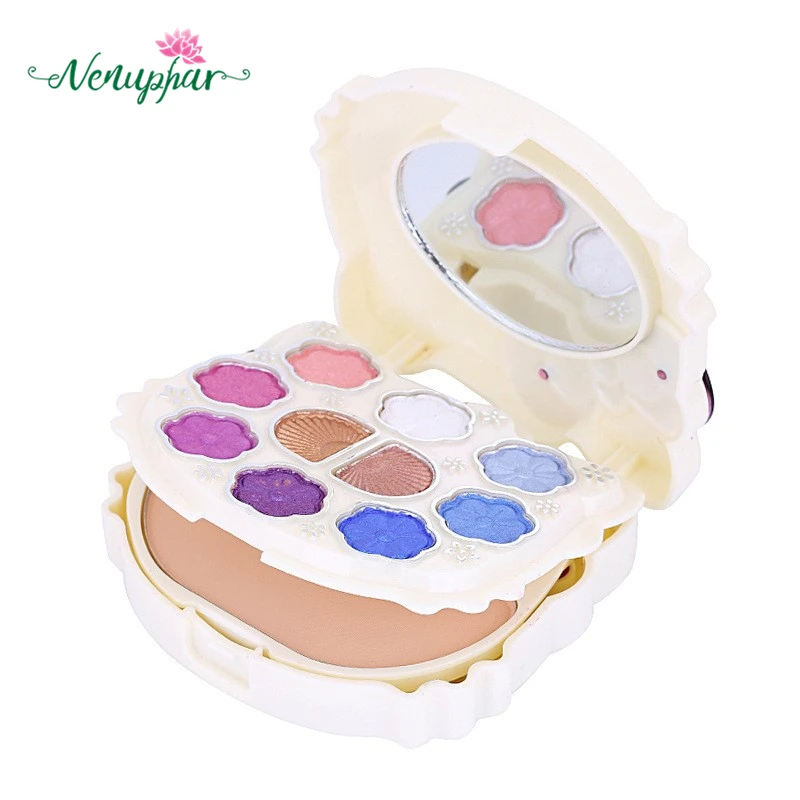 

Hello Kitty 16 Color Makeup Set Professional Eyeshadow Lip Foundation Powder Make Up Kit de Cosmetics Maquiagem Clara Escura
