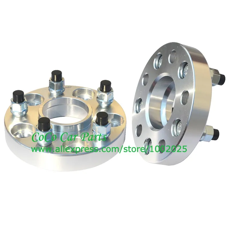 5x100 30mm Thick Hubcentric 56.1mm Wheel Spacer Adapter 5 Lug Aluminum