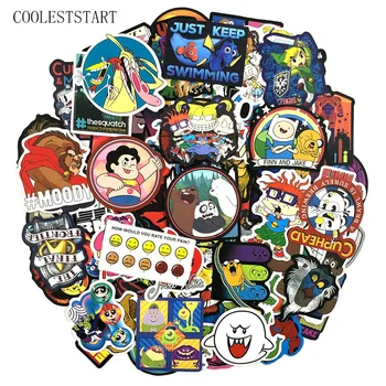 

50 Pcs/set Cartoon Character Stickers For Car Styling Motorcycle Phone Skateboards Laptop Luggage Diary Pegatinas Anime Stickers