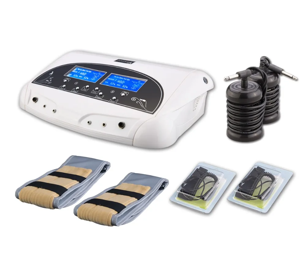  2018 Health Care Dual foot Detox Machine Ion Cleanse Ionic Detox Foot Bath Aqua Cell Cleanse Spa Ma