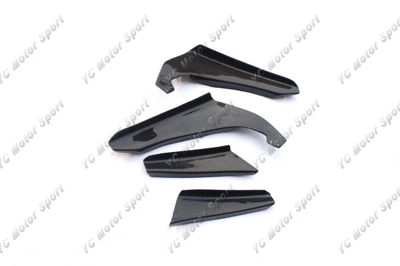 1999-2002 Nissan Skyline R34 GTR OEM Front Bumper Canard 4pcs CF (3)