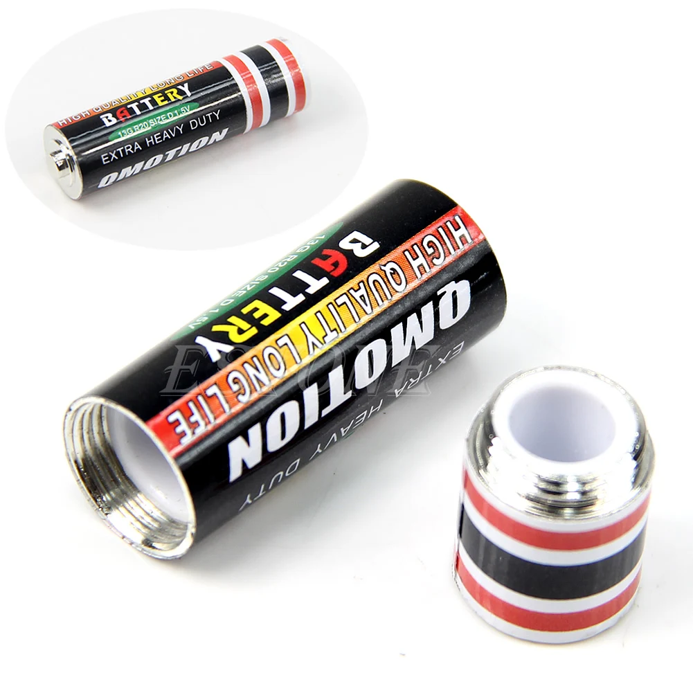 

Battery Shaped Secret Stash Safe Money Pill Hidden Container Screw Box Case
